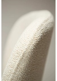 Scaun de dining crem tapițat Heap – DAN-FORM Denmark