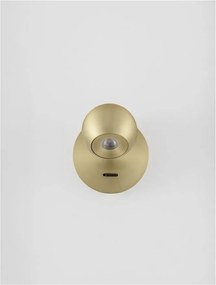Aplica de perete cu spot LED SFERA aurie