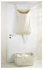 Coș de rufe suspendat Door Laundry, bej, 65 l