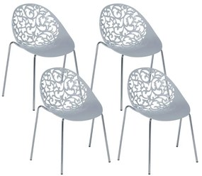 Set mese de sufragerie 4buc. Mumbwa (gri deschis). Promo -43%. 1009815