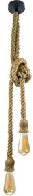 Lustră LED pe cablu ROPE 2xE27/10W/230V