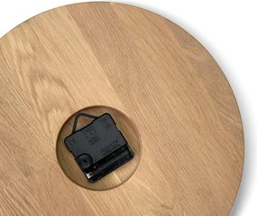 SENTOP | Ceas de perete de lux din lemn de stejar de calitate | QRKOM