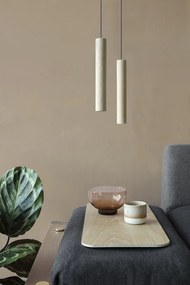 Pendul design minimalist din lemn cu spot LED încorporat Chimes tall - oak 2233 VTC