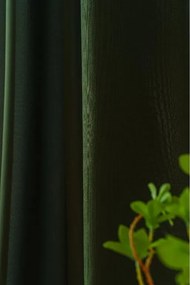 Perdea OXFORD LIGHT 140x250 cm, verde inchis Agatat: Inele metalice