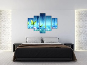 Tablou - Poiană mistică de pădure (150x105 cm)