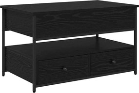 vidaXL Masă de cafea Stejar Negru 85 x 50 x 50 cm Lemn compozit