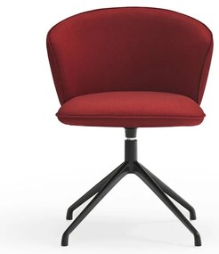 Set de scaune de sufragerie burgundy 2 buc. tapițat Add – Teulat