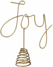Decoratiune de Craciun GOLD JOY 21 cm, aurie