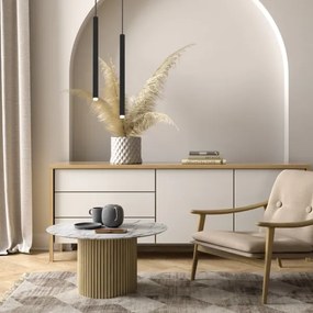 Lustră pe cablu MONZA 1xG9/8W/230V neagră