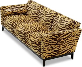 Canapea design LUX Flux, maro Tigris