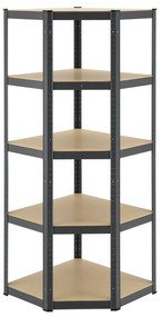 Juskys Raft de colt Basic 180 x 70 cm - gri