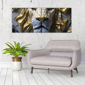 Tablou - Cap de Leu (120x50 cm)