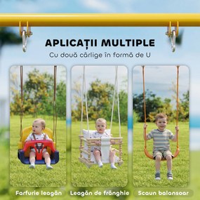AIYAPLAY Cadru pentru Leagăn de Grădină din Oțel, Anti-UV, Gri | Aosom Romania