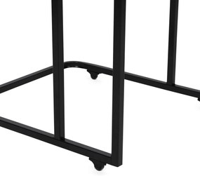 Metal Zigon masă pliabilă, 3 buc