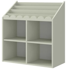 Biblioteca pentru copii Book Nook verde salvie H76 cm