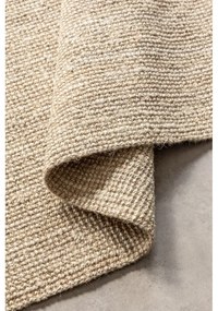 Covor crem din iută 120x170 cm Bouclé – Hanse Home