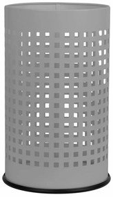 Alda Coș de gunoi Officer perforat 18 l, gri, 18 l
