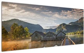 Tablou cu lac (120x50 cm), în 40 de alte dimensiuni noi