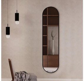 Baltica Design - Oglindă de perete TINY BORDER 155x40 cm, neagră