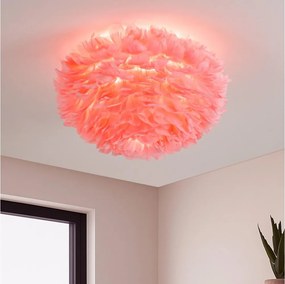 Brilagi - Plafonieră FEATHER 3x E27/40W/230V Ø 50 cm, roz