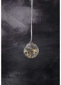 Decorațiune luminoasă de Crăciun albă ø 15 cm Glow – Star Trading