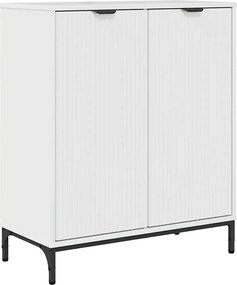 vidaXL Bufet Alb lucios 69,5 x 33 x 82 cm Lemn compozit