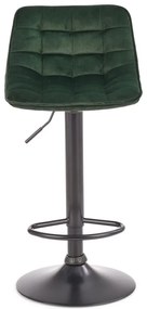 Scaun de bar H95 velvet verde
