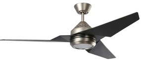 Ventilator LED dimabil de tavan Kichler KLF-JADE-60-AP JADE 18W/230V negru + telecomandă