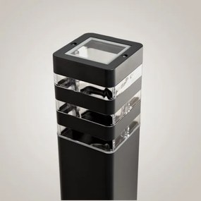 Lampă de exterior SANTA 1xE27/60W/230V, 50 cm, IP54, negru