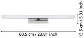 Eglo 900019 - LED RGBW iluminat baie reglabil 15,6W/230V IP44