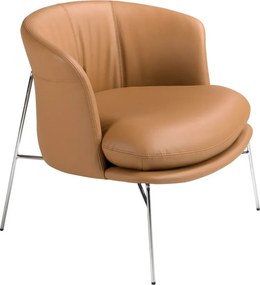 Fotoliu LUX design italian, Piele Sintetica Maro