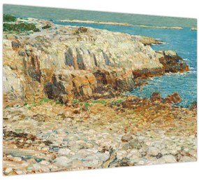 Tablou pe sticlă - Childe Hassam, A North East Headland, reproducere (70x50 cm)