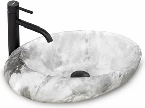Lavoar stil piatra gri pe blat Rea Roxy Stone Warm Grey 49 cm
