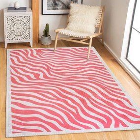 Covor roz lavabil 120x180 cm Red Zebra – Vitaus