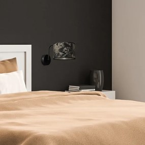 Aplică SATINO 1xE27/60W/230V neagră/aurie