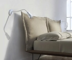 Aplica de perete tip spot LED cu brat flexibil LUMI FLEX alba