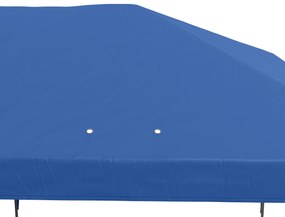 Outsunny Cort pliabil Pavilion de gradina Cort de petrecere, pliabil, rezistent la intemperii, 5,9 m x 2,95 m x 2 m, Albastru | Aosom Romania