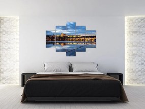 Tablou cu palatul din Praga și podul lui Carol (150x105 cm)