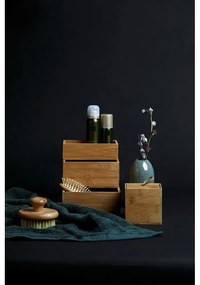 Organizatoare de baie în culoare naturală 3 buc. din bambus Terra – Wenko