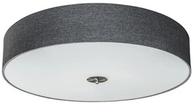 Plafonieră rustică gri 70 cm - Drum Jute