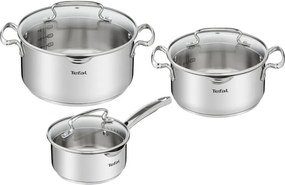 Set de vase pentru gătit 6 buc. din oțel inoxidabil DUETTO+ G719S655 – Tefal