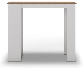 Masă de bar cu blat cu aspect de lemn de stejar 52x120 cm Peru – Marckeric