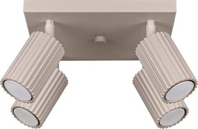 Spot taupe din metal ø 6,5 cm Gleam – Sollux