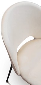 Scaun Farco ,structura metalica ,catifea - GRI INCHIS