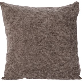 Perna Chenille Dark Brown, 45 x 45 cm