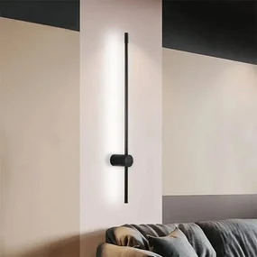 Aplica LED 100cm, Negru, 36W