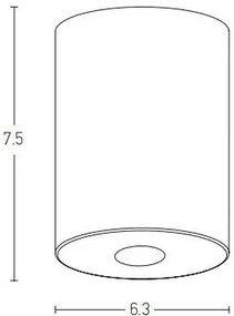 Spot LED aplicat de exterior iluminat decorati IP54 Vasyl alb