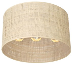 Lustră aplicată RATTAN 3xE27/60W/230V ratan