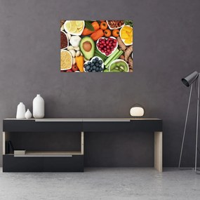 Tablou - Alimente sănătoase (70x50 cm)