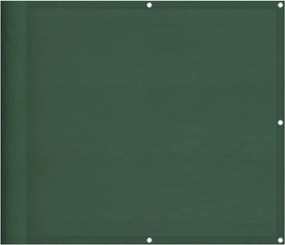 vidaXL Paravan de balcon verde închis 90x800 cm 100% poliester oxford